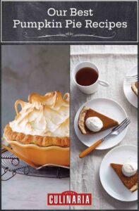 Our best pumpkin pie recipes including a pumpkin meringue pie and maple pumpkin pie.