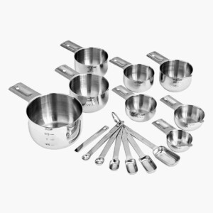 Hudson Essentials Measuring Cup and Spoon Set