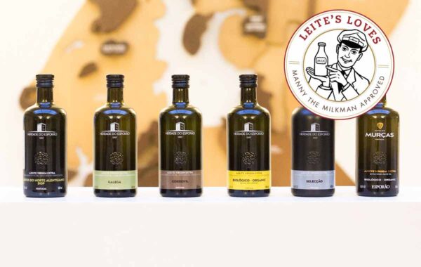 A line up of six olive oil from Herdade do Esporao