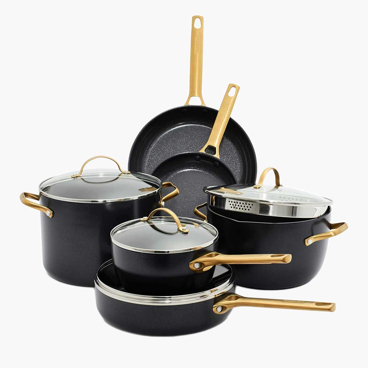A set of Greenpan Reserve Cookware, one of Oprah's 12 favorite kitchen gifts for 2021.