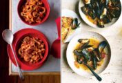 Our Best Feast of the Seven Fishes recipes including Christmas Eve calamari and steamed mussels with chorizo and tomatoes.