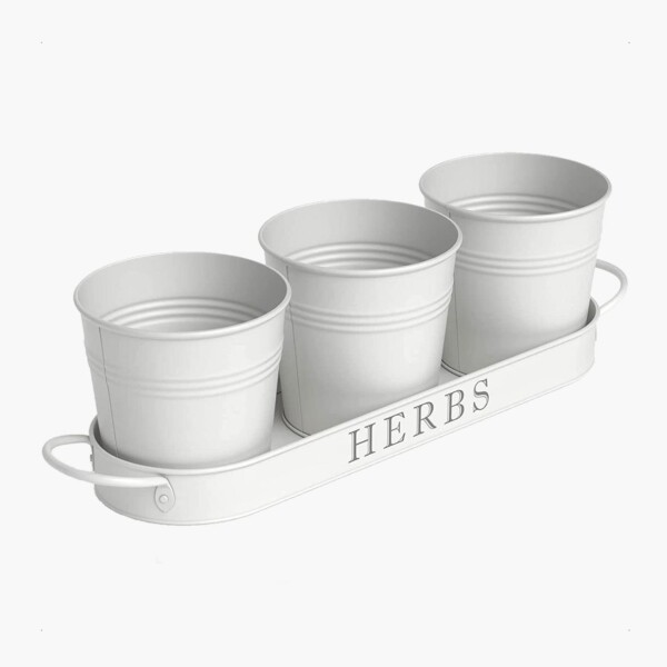 Herb Pot Planter Set.