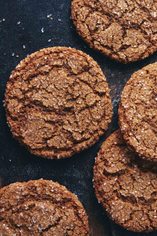 Five spiced rye ginger cookies