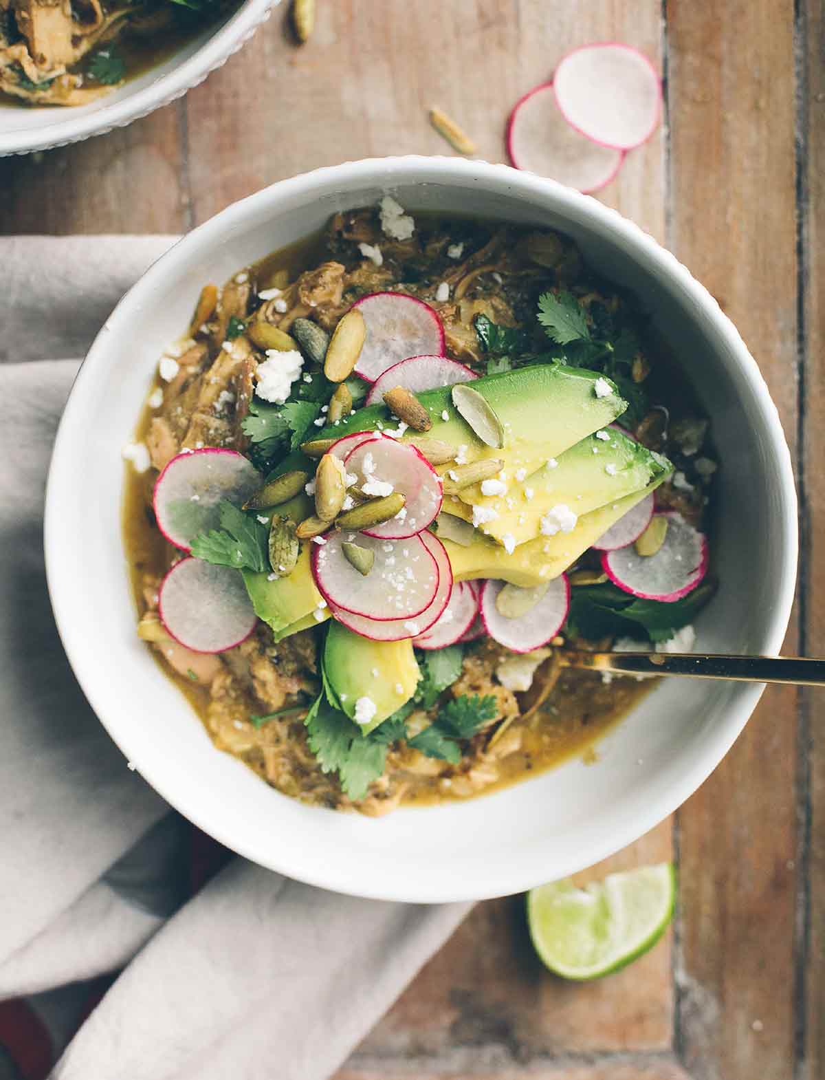 Try Pozole Verde for a summertime meal