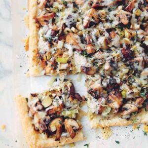 Mushroom, Leek, And Gruyère Tart – Leite's Culinaria