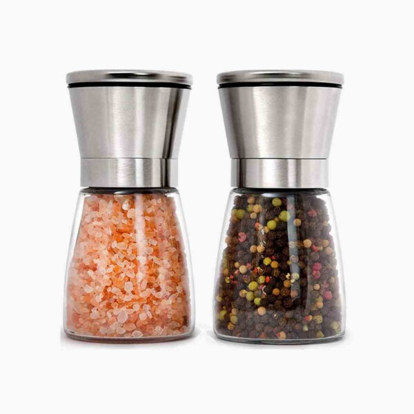 Home Ec Premium Stainless Steel Salt and Pepper Grinder Set