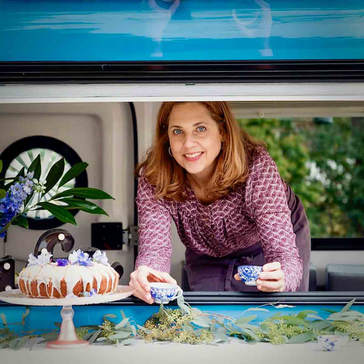 Shauna Hinchen-Joyal, owner of the Blue Bird Mobile Dessert Bar