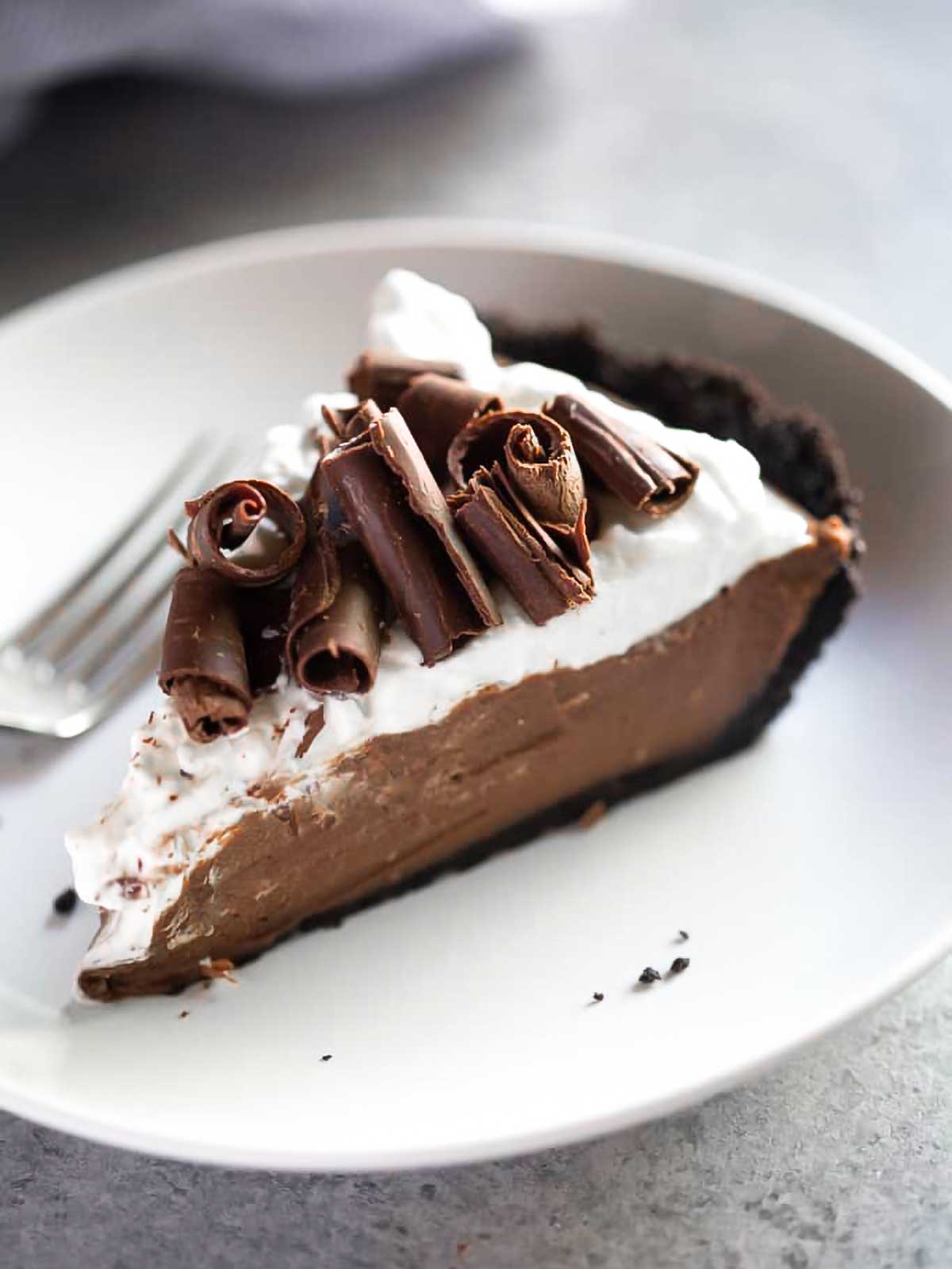 Chocolate Mousse Pie With Oreo Crust