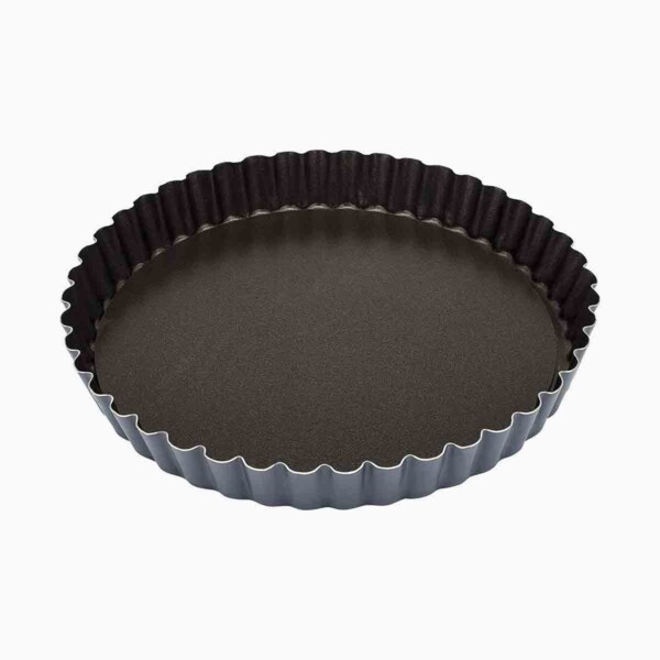 Matfer 9 1/2-inch Tart Pan with Removable Bottom.