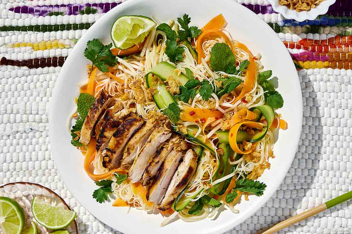 Vermicelli Noodle Bowls with Chicken