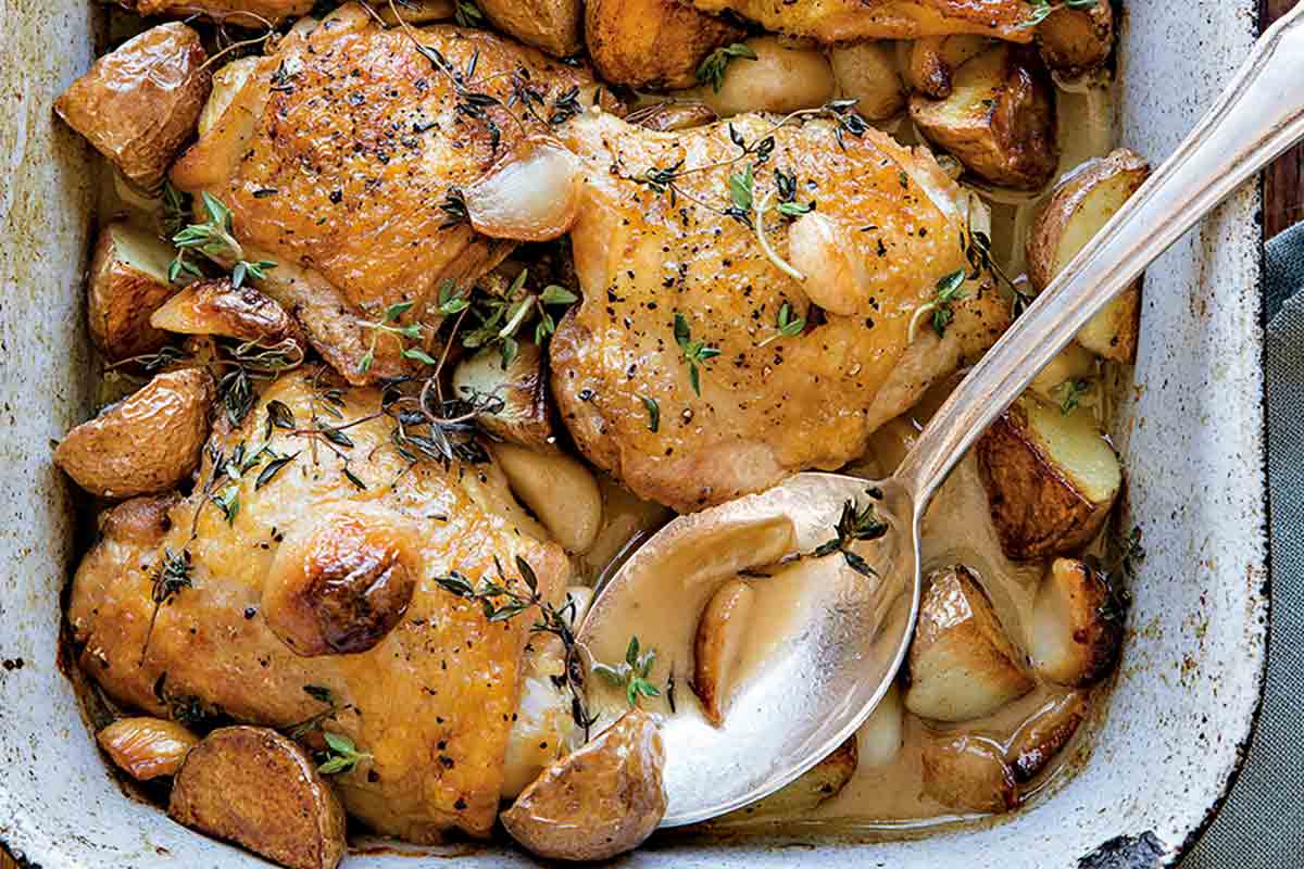 Chicken with 40 Cloves of Garlic – Leite's Culinaria
