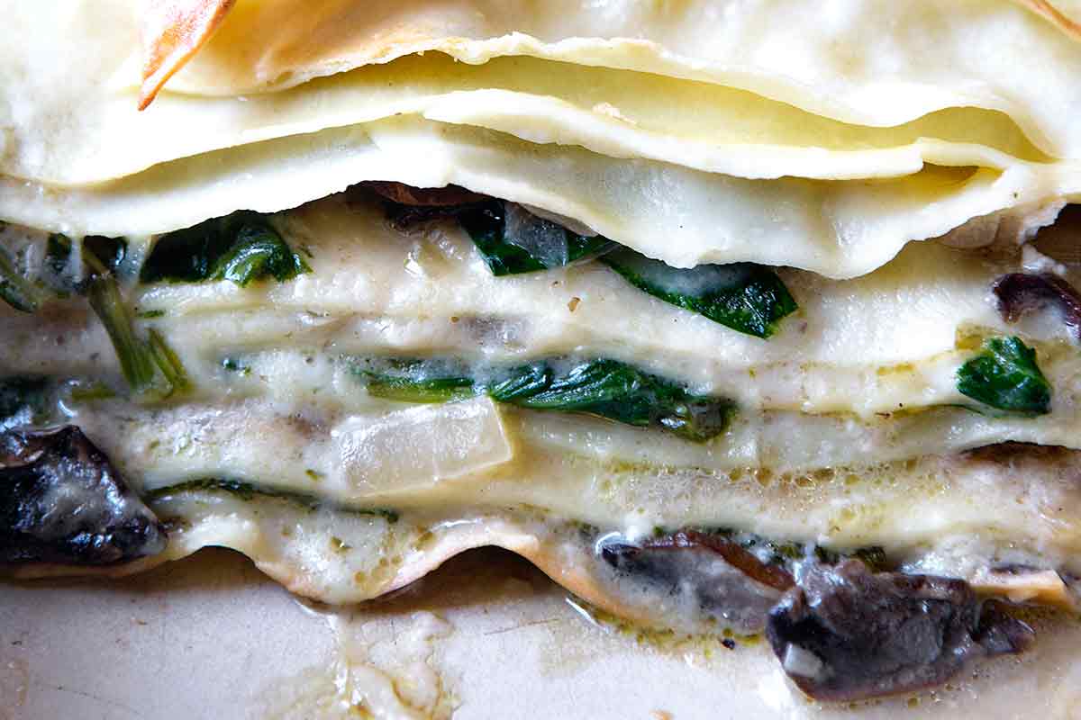 Three-Cheese Vegetarian Lasagna – Leite's Culinaria