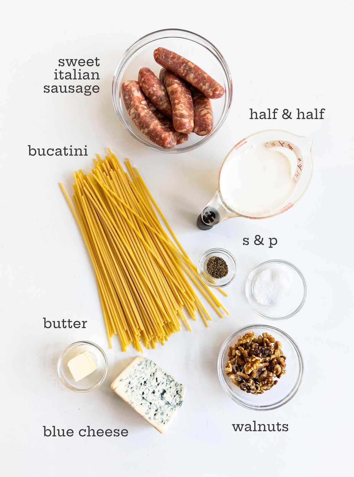 Blue Cheese, Sausage, and Walnut Pasta – Leite's Culinaria