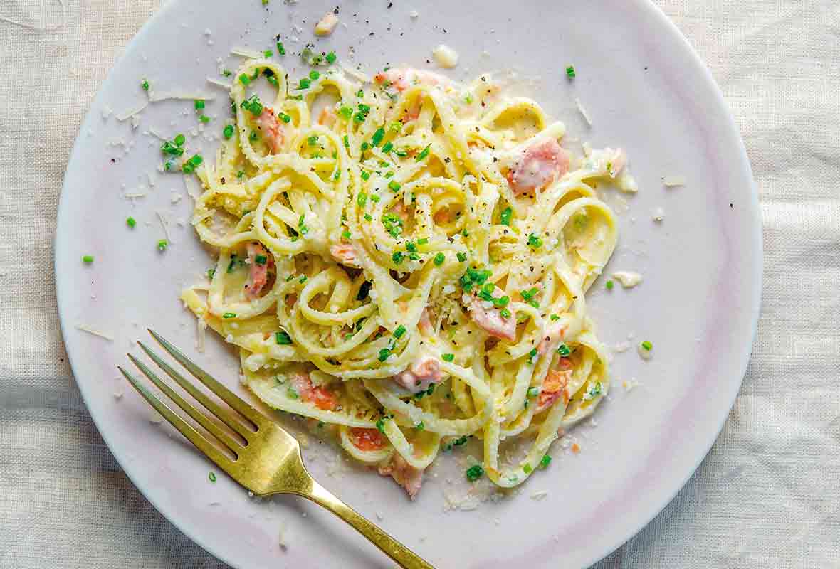 Lemony Salmon Pasta – Leite's Culinaria