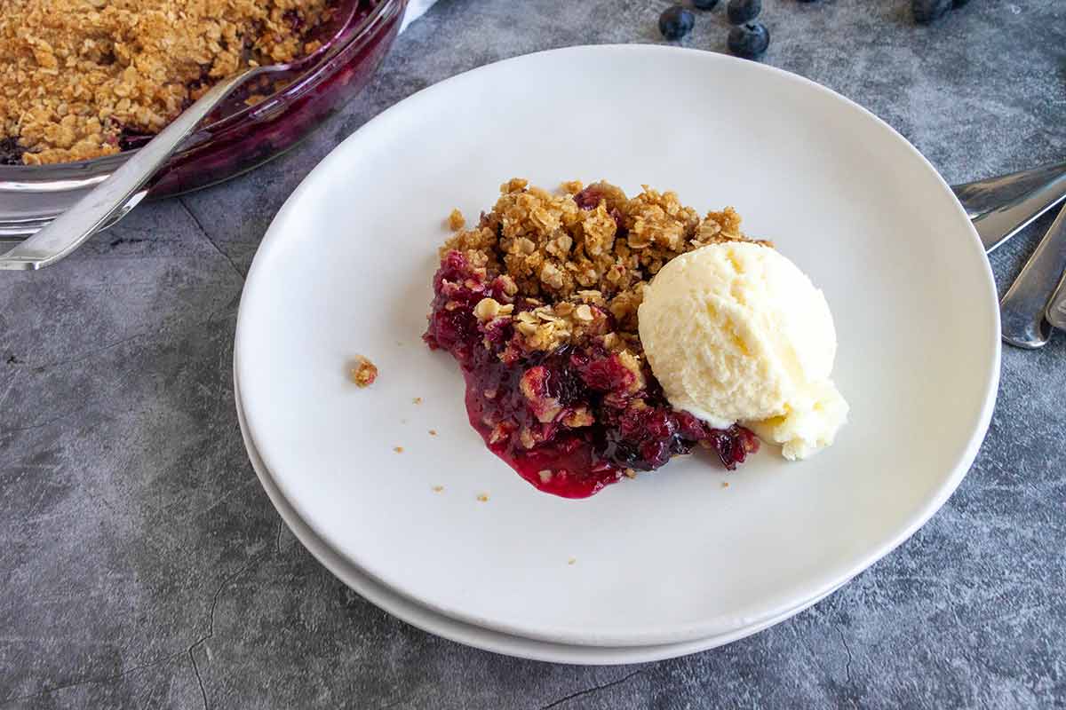 Blueberry Crumble – Leite's Culinaria