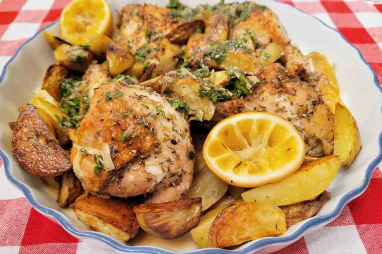 Lemon-Garlic Sheet Pan Chicken Thighs – Leite's Culinaria
