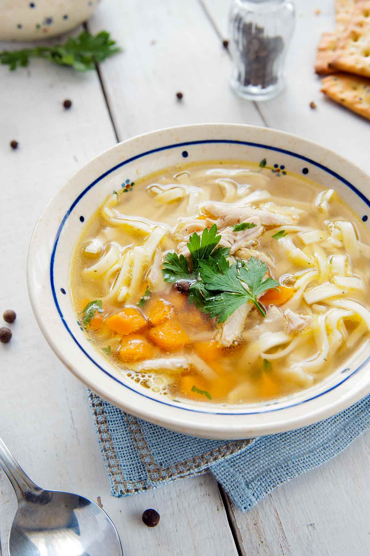 Lemon Ginger Chicken Soup - Simply Whisked