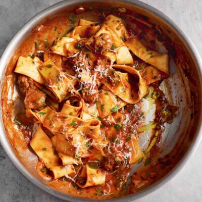 Jamie Oliver's Sausage Pappardelle – Leite's Culinaria