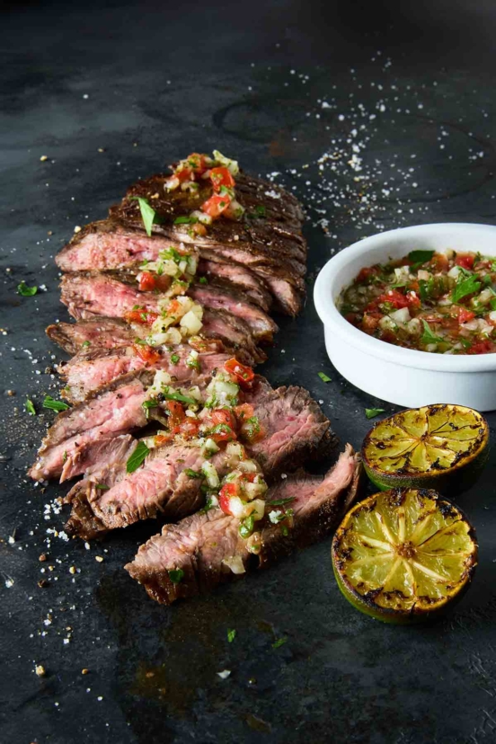 Seared Skirt Steak with Salsa – Leite's Culinaria