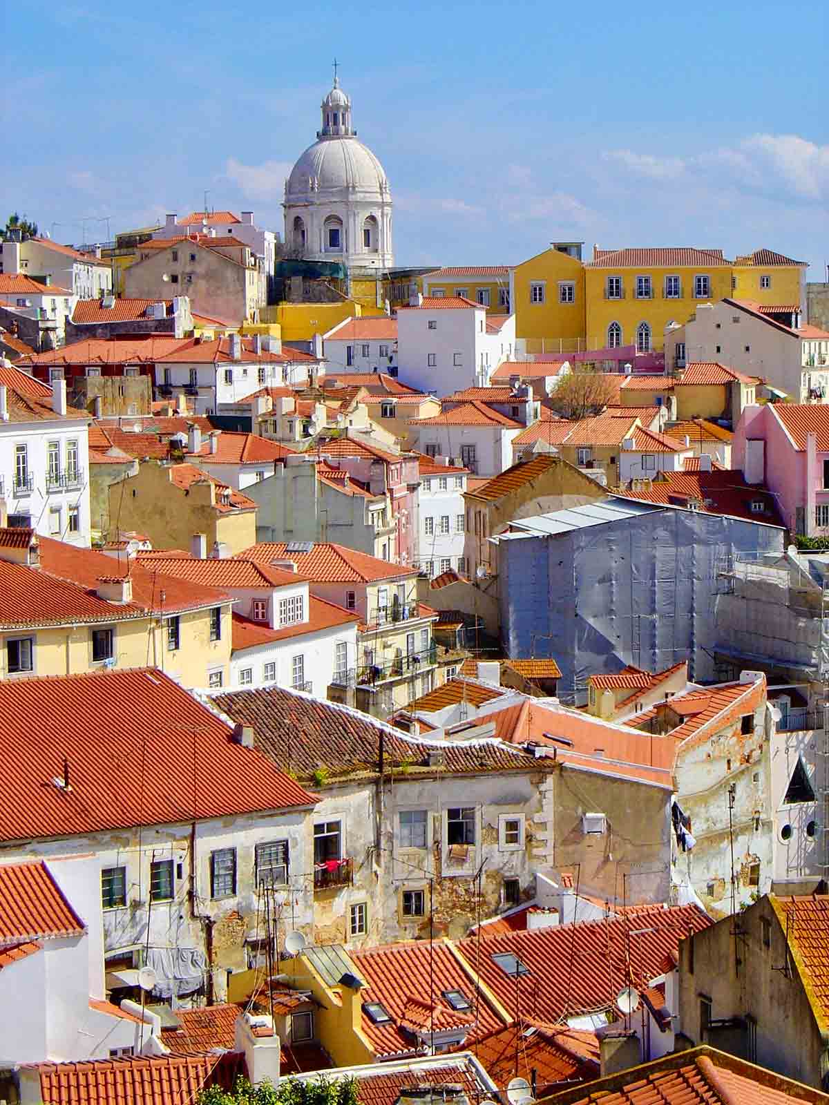 A city view of Lisbon, Portugal.