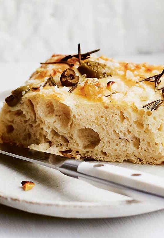 Homemade Focaccia with Herbs