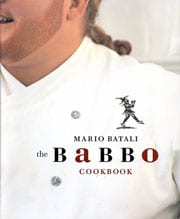 The Babbo Cookbook by Mario Batali