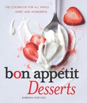 Buy the Bon Appetit Desserts cookbook