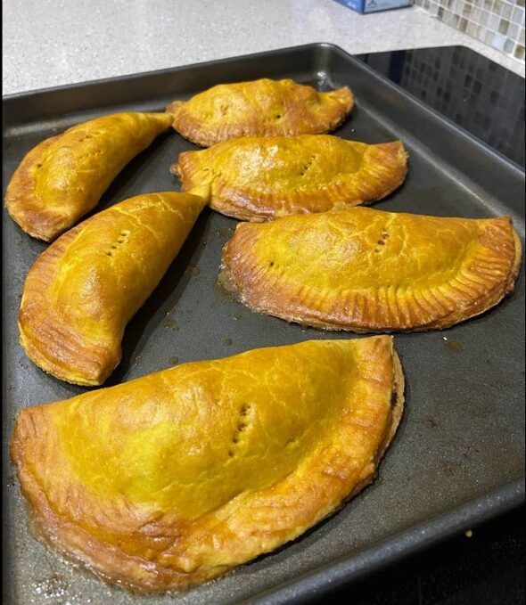 Jamaican Beef Patty - The Sauciest Filling and Flakiest Crust -  Travelandmunchies
