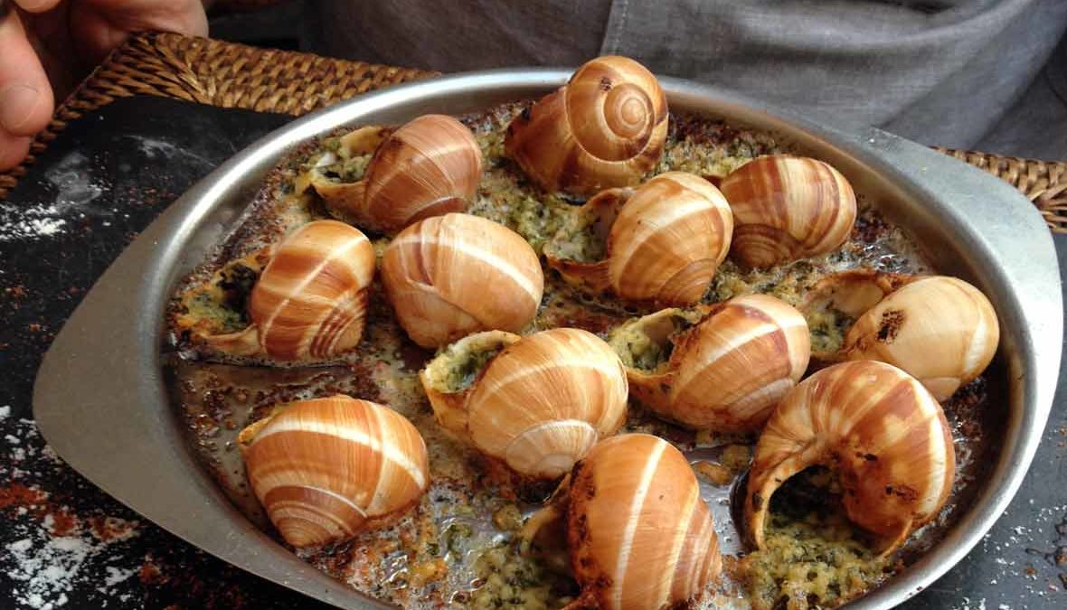 Escargots ~ Snails with Herb Butter Recipe | Leite's Culinaria