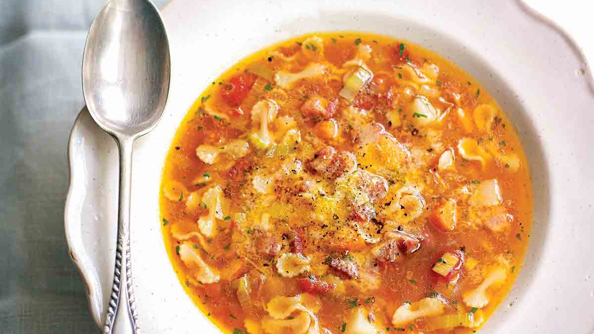 Pasta Soup with Potatoes and Pancetta – Leite's Culinaria