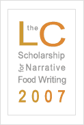 Leite's Culinaria Scholarship for Narrative Food Writing Winner