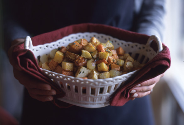 Roasted Caramelized Root Vegetables